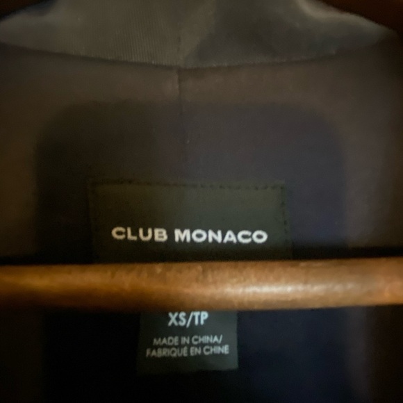 NEW Club Monaco| Trench Coat. Waterfall Collar. - Picture 3 of 11